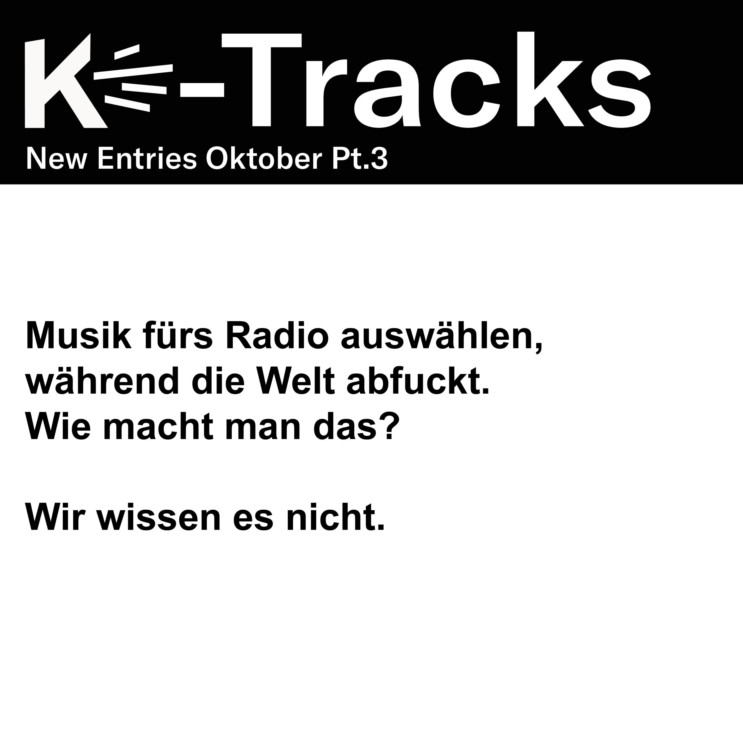 K-Tracks: New Entries Oktober Pt. 3