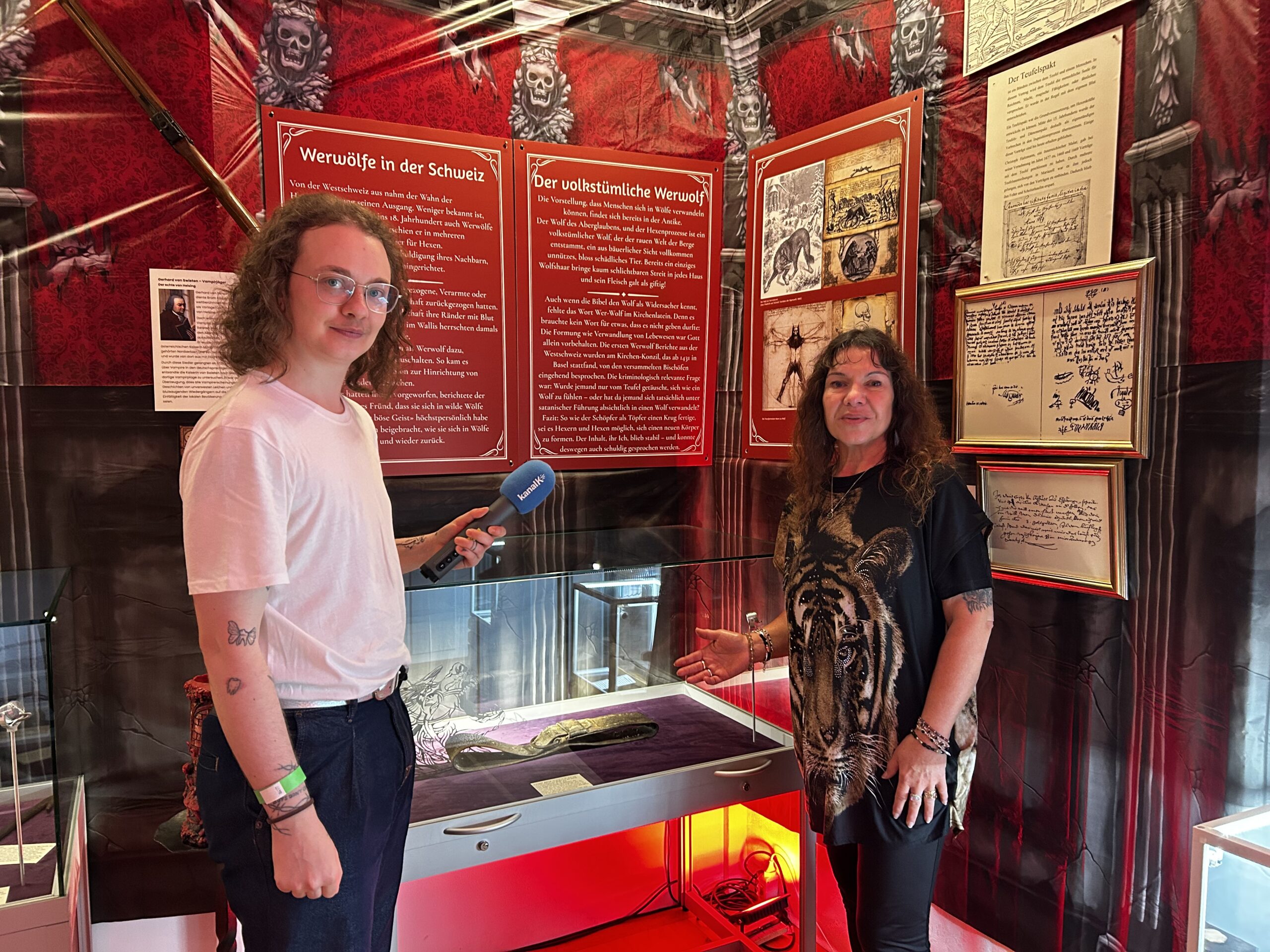Sonderausstellung mit Biss &#8211; &#8222;Vampire und Werwölfe&#8220; im Hexenmuseum Gränichen